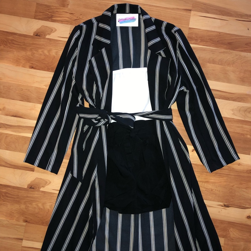 Stripe duster Coat